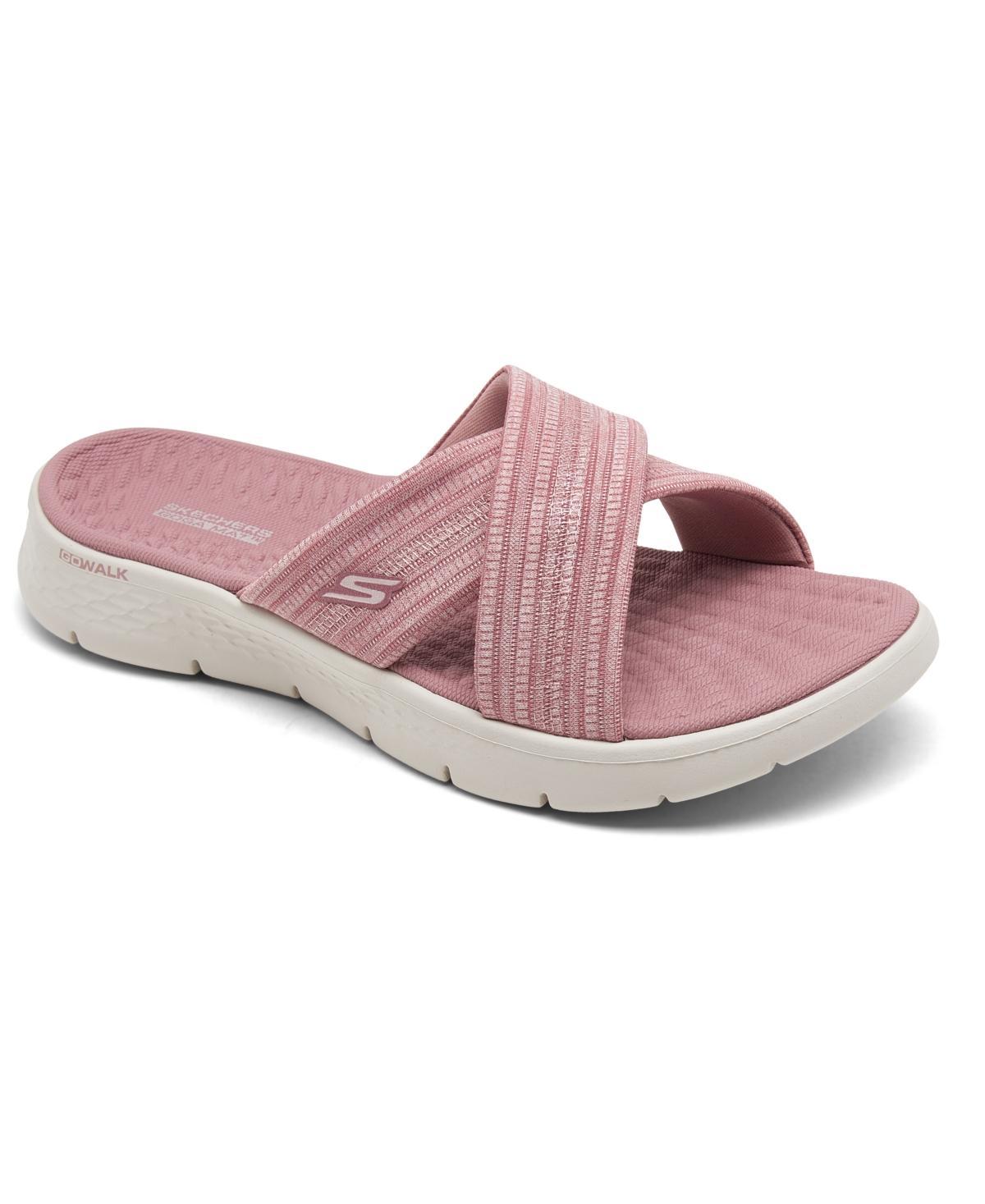 Skechers Womens Go Walk Flex - Impressed Slide Sandals from Finish Line Product Image