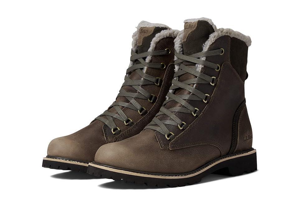 L.L.Bean Rugged Cozy Boot Lace-Up (Ash) Women's Shoes Product Image