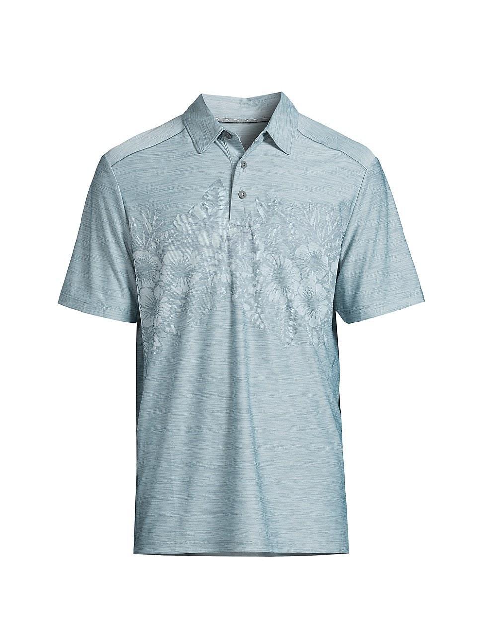 Mens Palm Coast Hibiscus Border Shirt Product Image