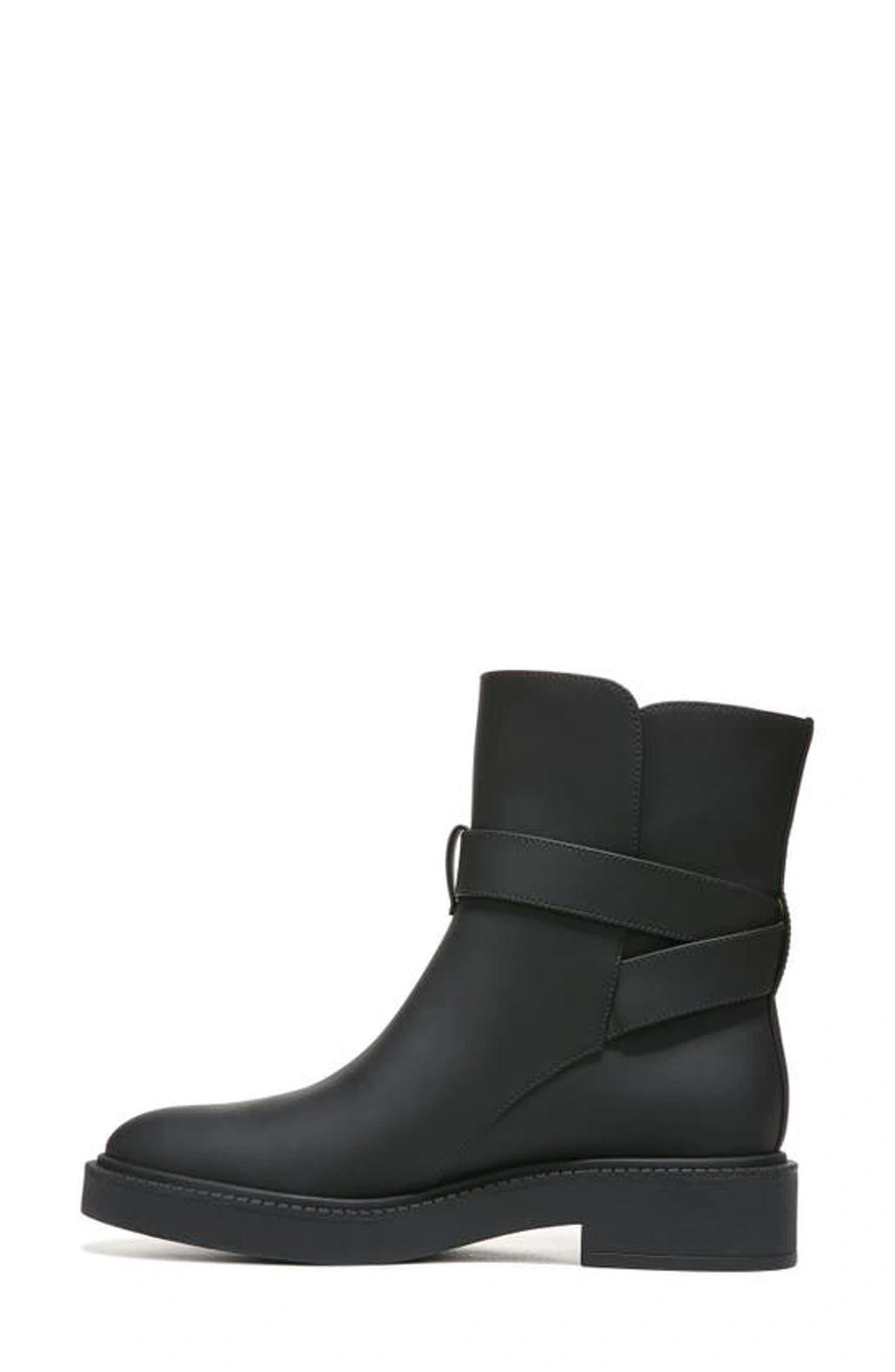 VINCE Kaelyn Water-resistant Leather Buckle Boots In Nocolor Product Image