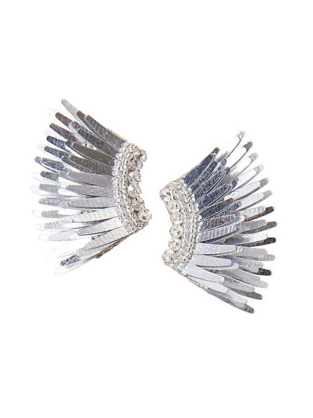 Mignonne Gavigan Mini Madeline Silver Statement Stud Earrings Product Image