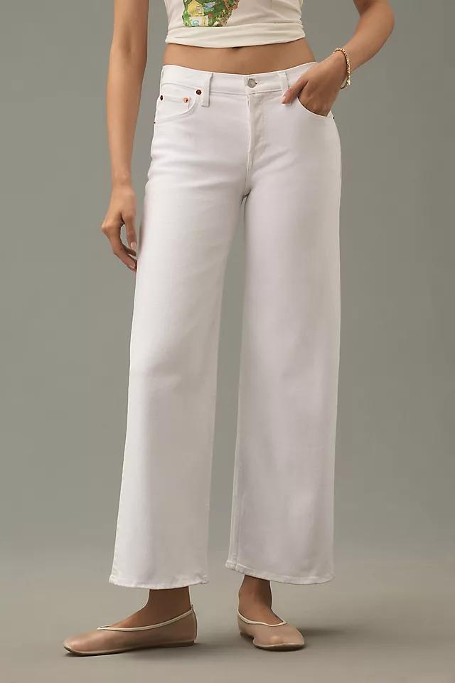 RE/DONE Mid-Rise Wide-Leg Crop Jeans Product Image