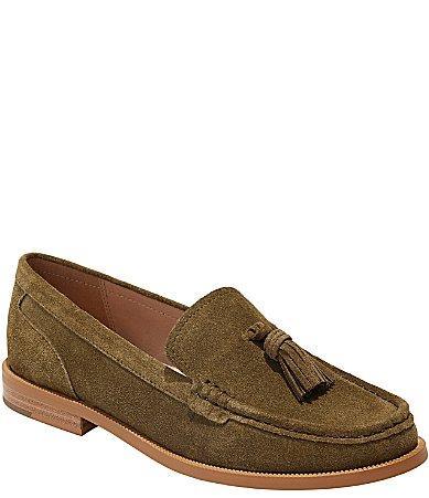 Jack Rogers Hunley Suede Tassel Loafers Product Image