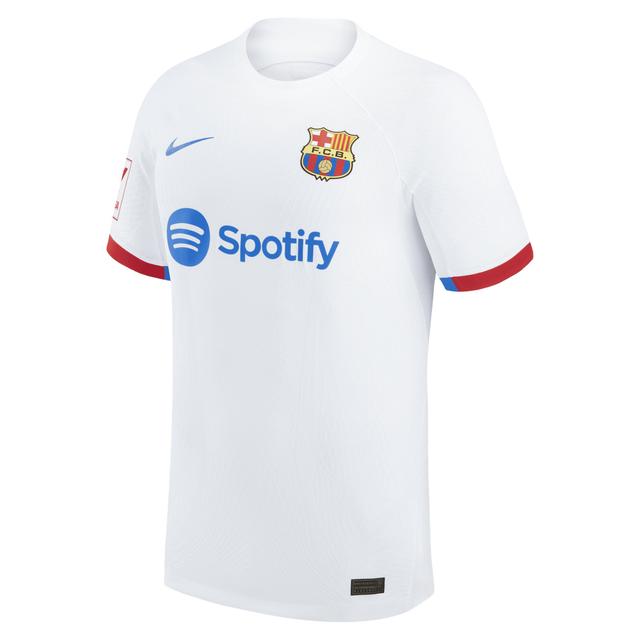 Mens Nike Ronald Araujo White Barcelona 2023/24 Away Authentic Jersey Product Image