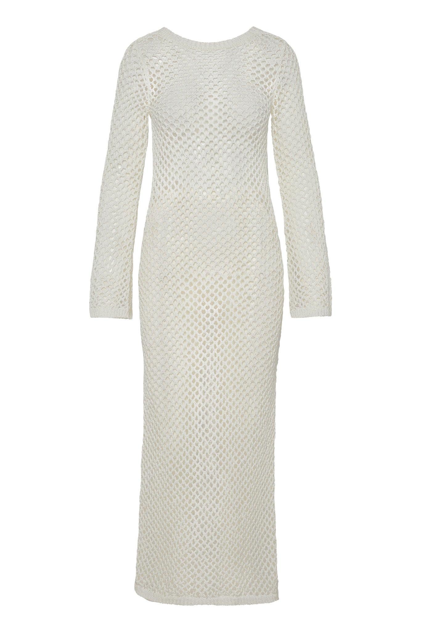 Cozumel Dress - White Crochet product image