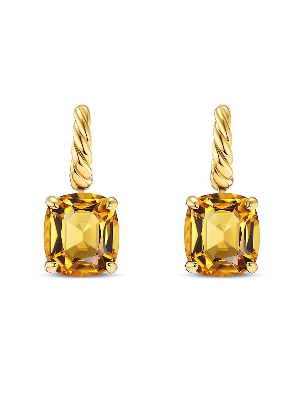 Womens Marbella Drop Earrings in 18K Yellow Gold Product Image