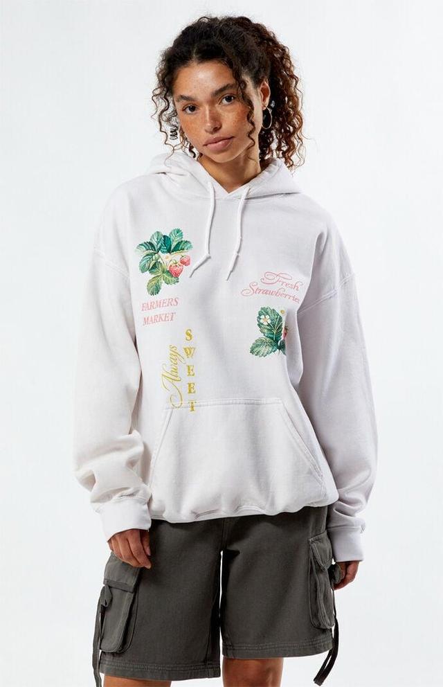 Golden Hour Women's Fresh Strawberry Market Hoodie Product Image