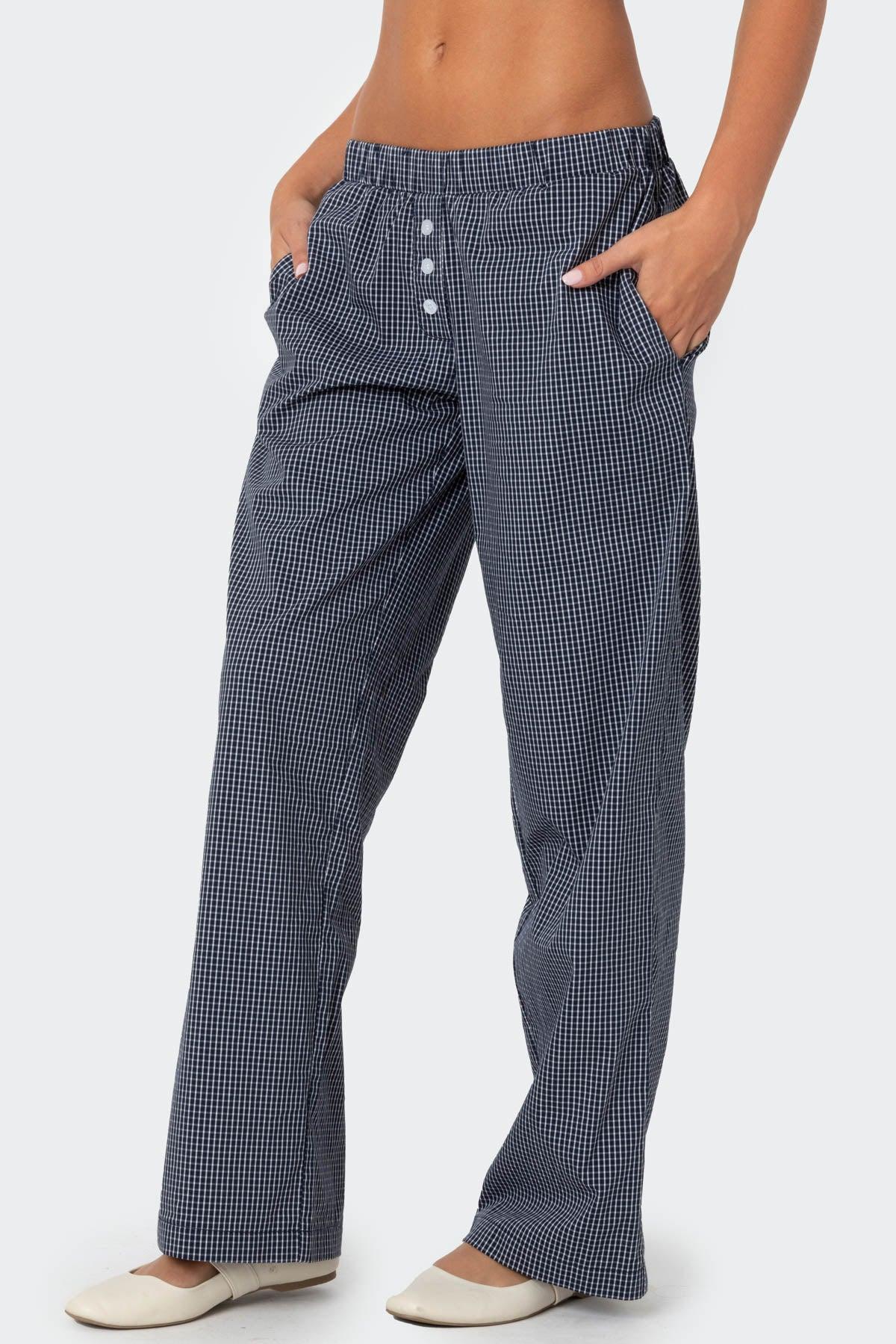 Ellery Checkered Pants Product Image