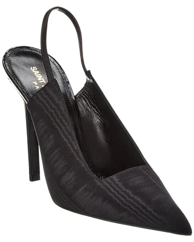 Raven 110 Grosgrain Slingback Pump In Black Product Image