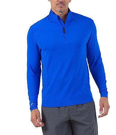 IBKUL Long-Sleeve UPF Mockneck Pullover Product Image