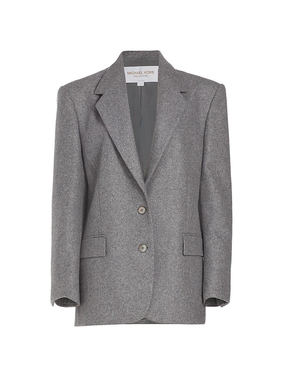 Michael Kors Collection Structured Virgin Wool Blazer Product Image