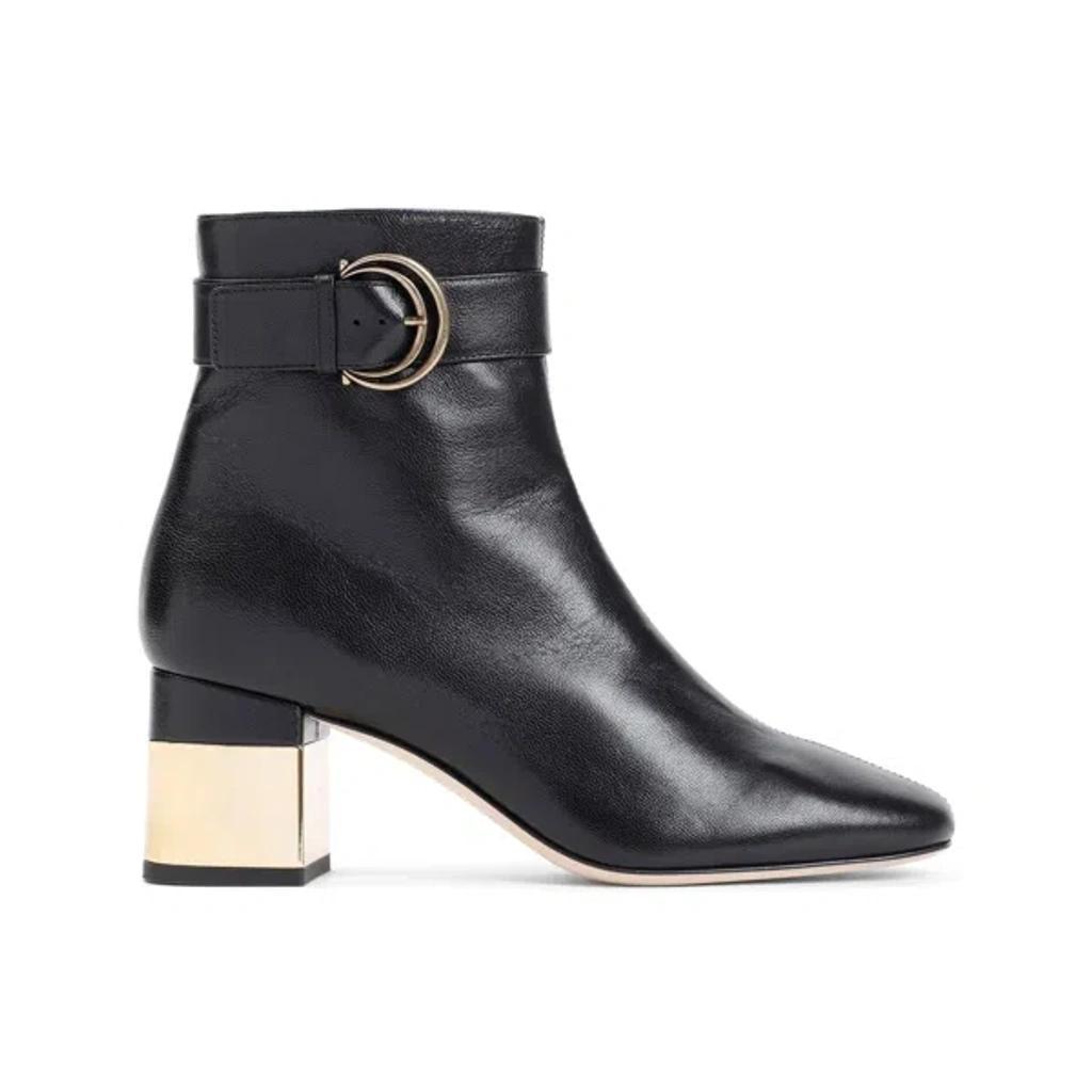 CHLOÉ Black Nappa Leather Alize Boots Product Image