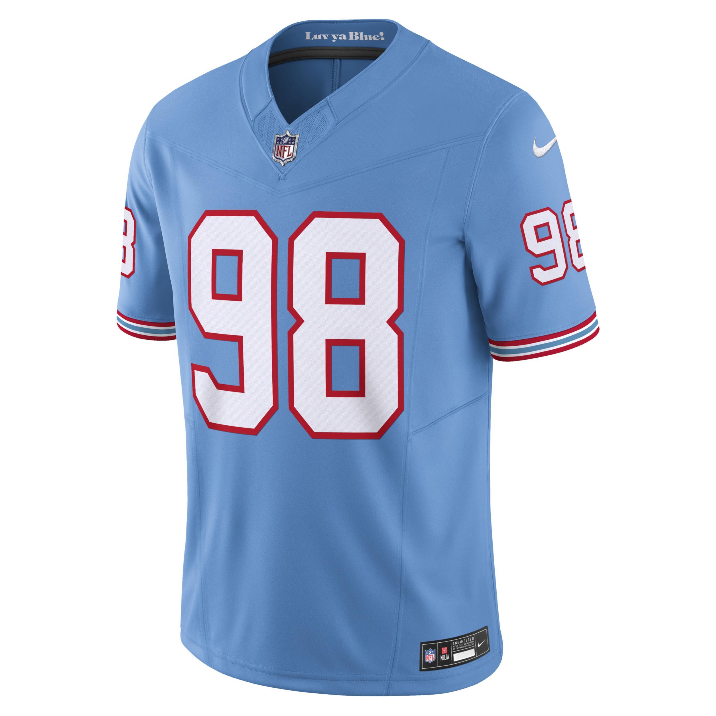 Jeffery Simmons Tennessee Titans Nike Mens Dri-FIT NFL Limited Football Jersey Product Image