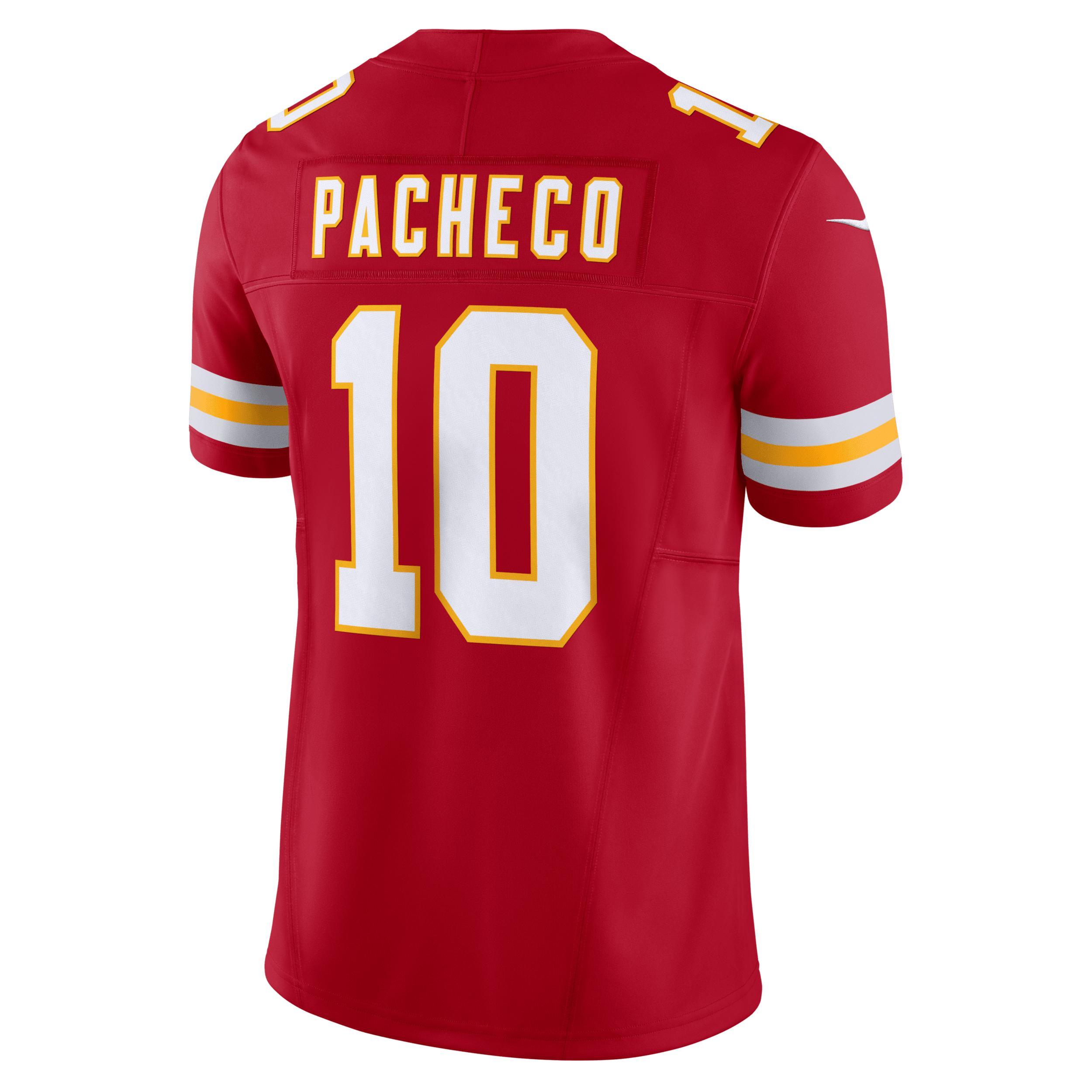 Mens Nike Isiah Pacheco Kansas City Chiefs Vapor F.U.S.E. Limited Jersey Product Image