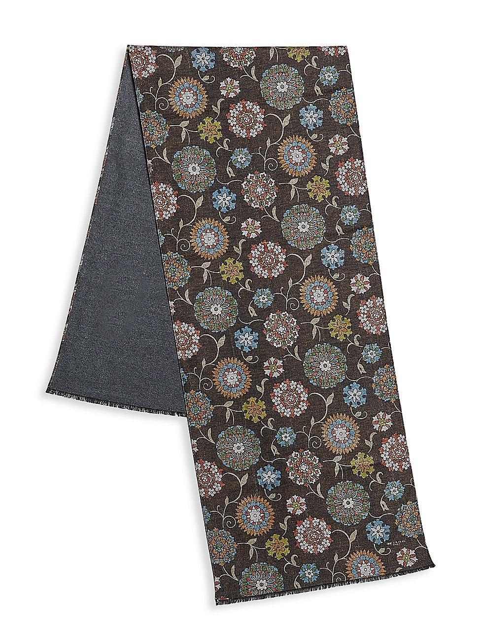 Mens Floral Silk Scarf product image