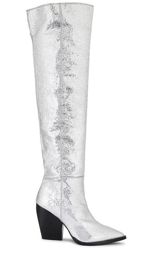 AllSaints Reina Metallic Boots Women's Boots Product Image