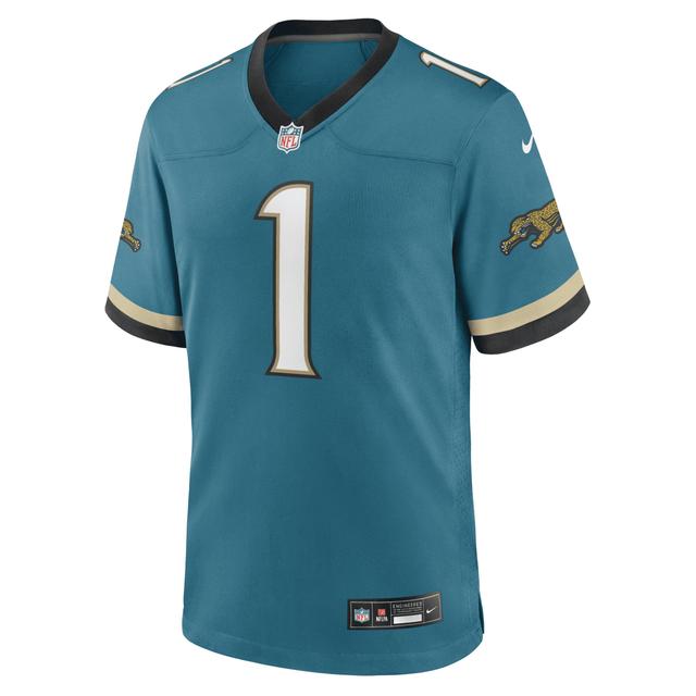 Nike Men's NFL Jacksonville Jaguars (Travis Etienne Jr.) Game Football Jersey Product Image