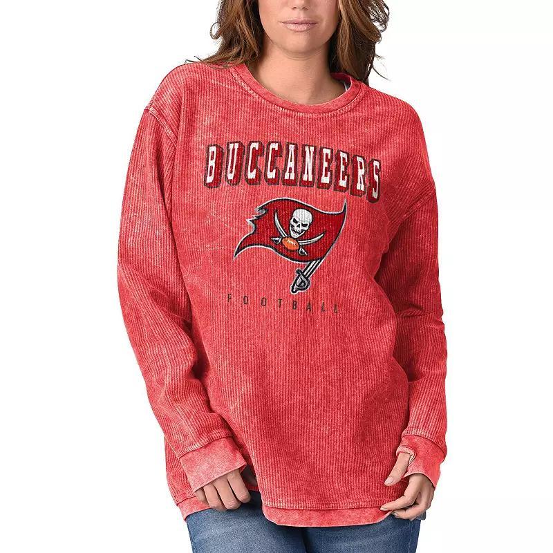 Womens G-III 4Her by Carl Banks Tampa Bay Buccaneers Comfy Cord Pullover Sweatshirt Product Image