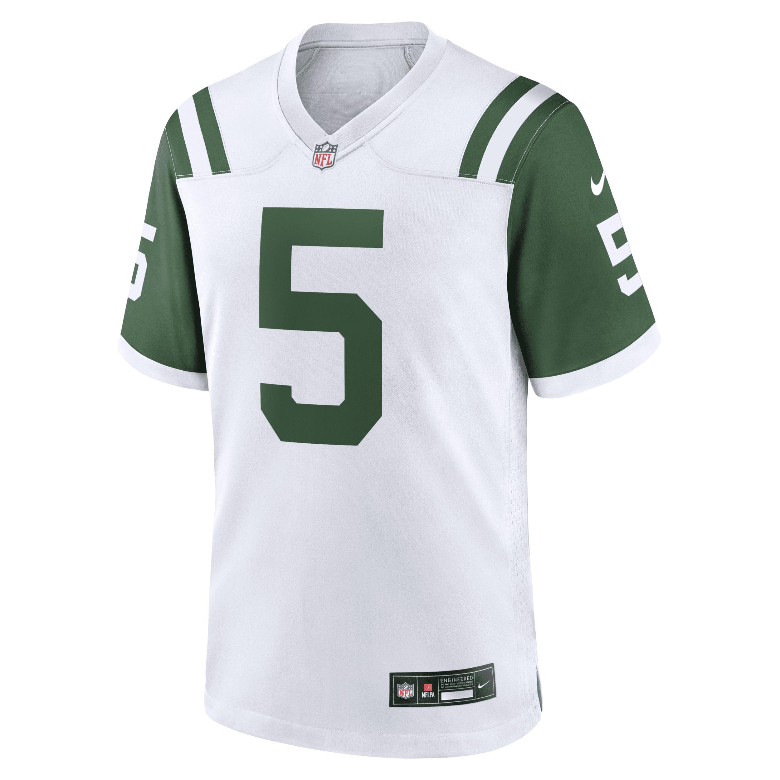 Garrett Wilson New York Jets Nike Men's NFL Game Football Jersey Product Image