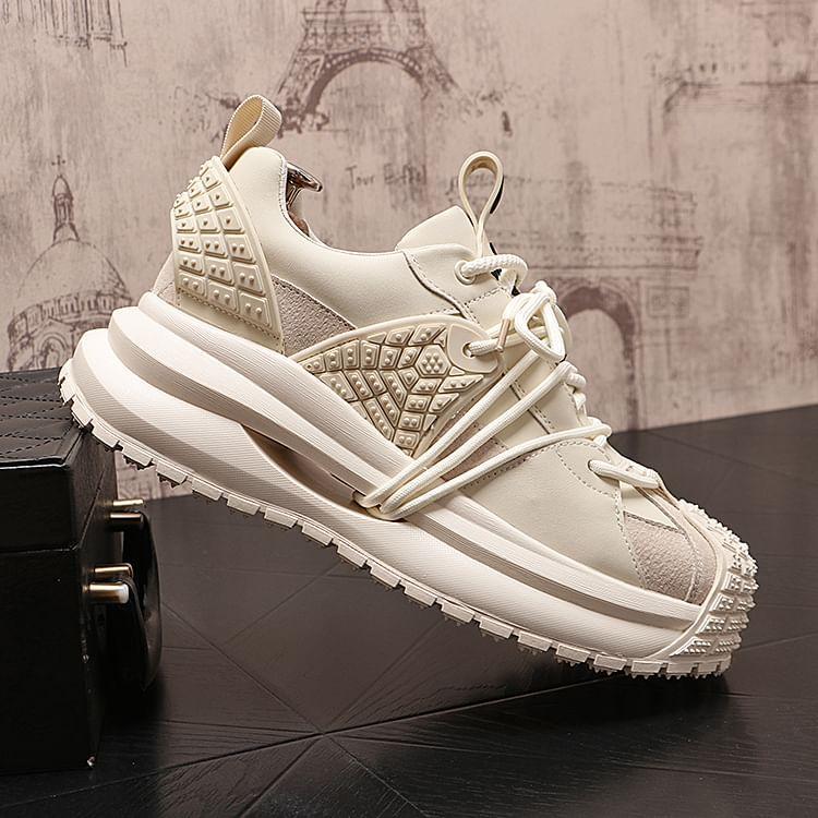 Lettering Platform Sneakers Product Image