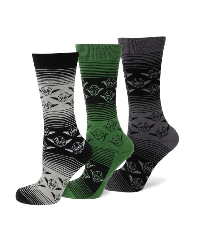 Star Wars Mens Yoda Sock Gift Set, Pack of 3 Product Image