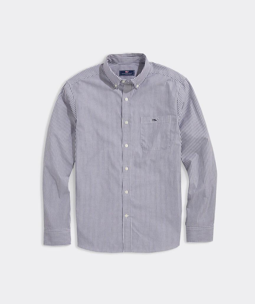 Stretch Poplin Stripe Shirt Product Image