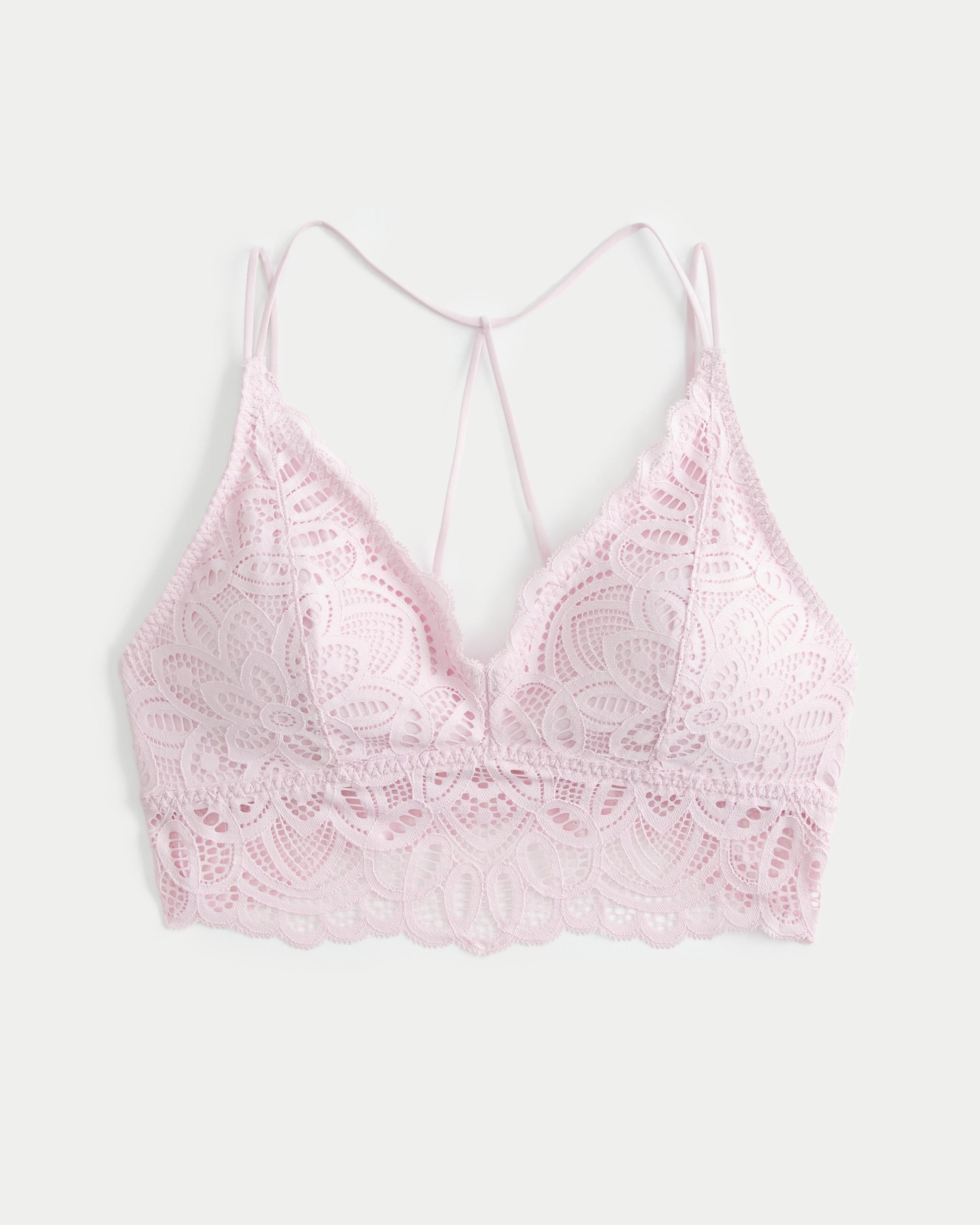 Crochet-Style Lace Bralette Product Image