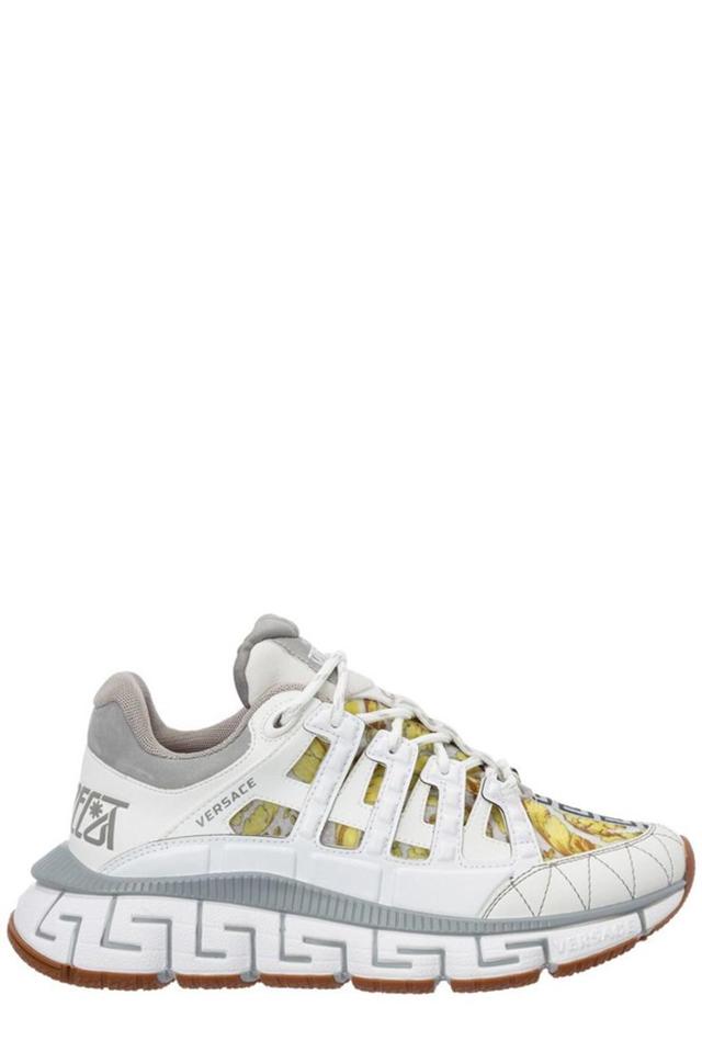 Tgreca Sneakers In Mix Of Materials In Bianco Product Image