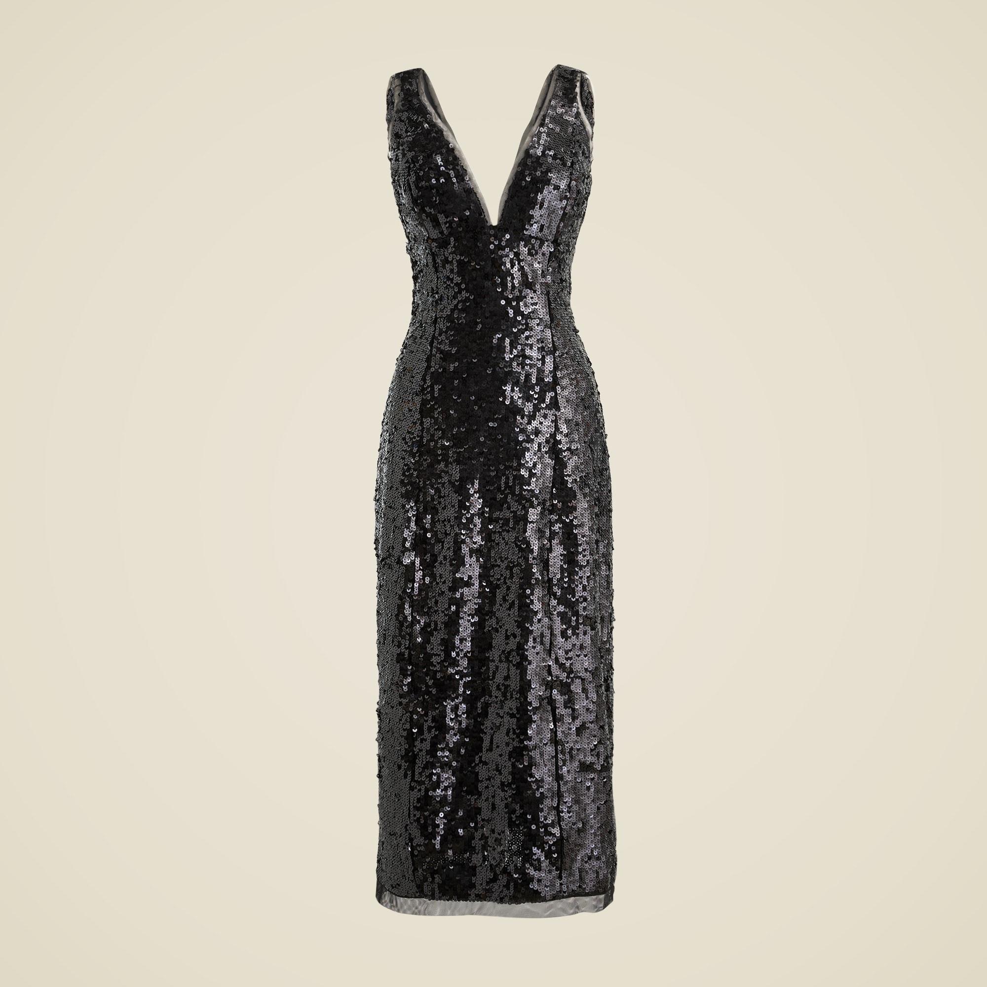 Sequin midi sheath dress Product Image