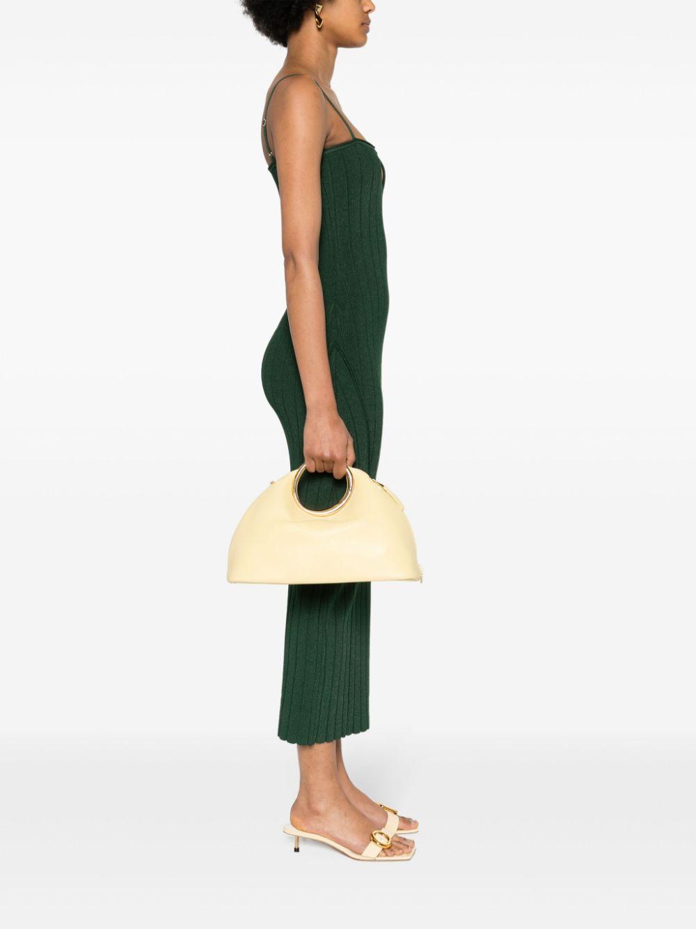 JACQUEMUS Le Calino Leather Bag In Pale Yellow Product Image