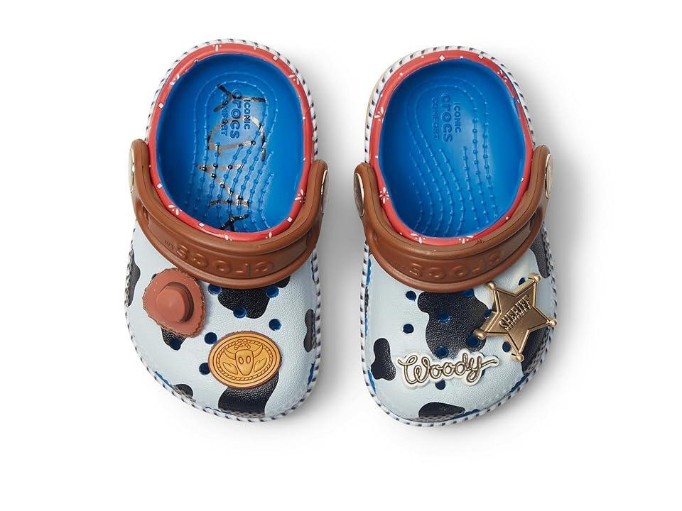 Crocs Boys Crocs Toy Story Woody Classic Clogs - Boys Grade School Shoes White/Black/Brown Product Image