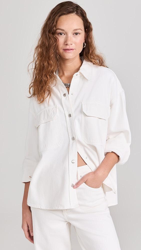 AGOLDE Gwen Slice Shirt | Shopbop Product Image