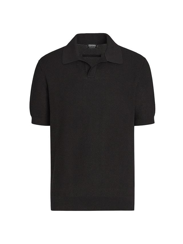 Mens Premium Cotton Polo Shirt Product Image