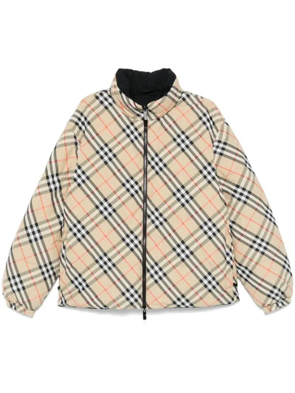 BURBERRY Reversible Down Jacket In Neutral Product Image