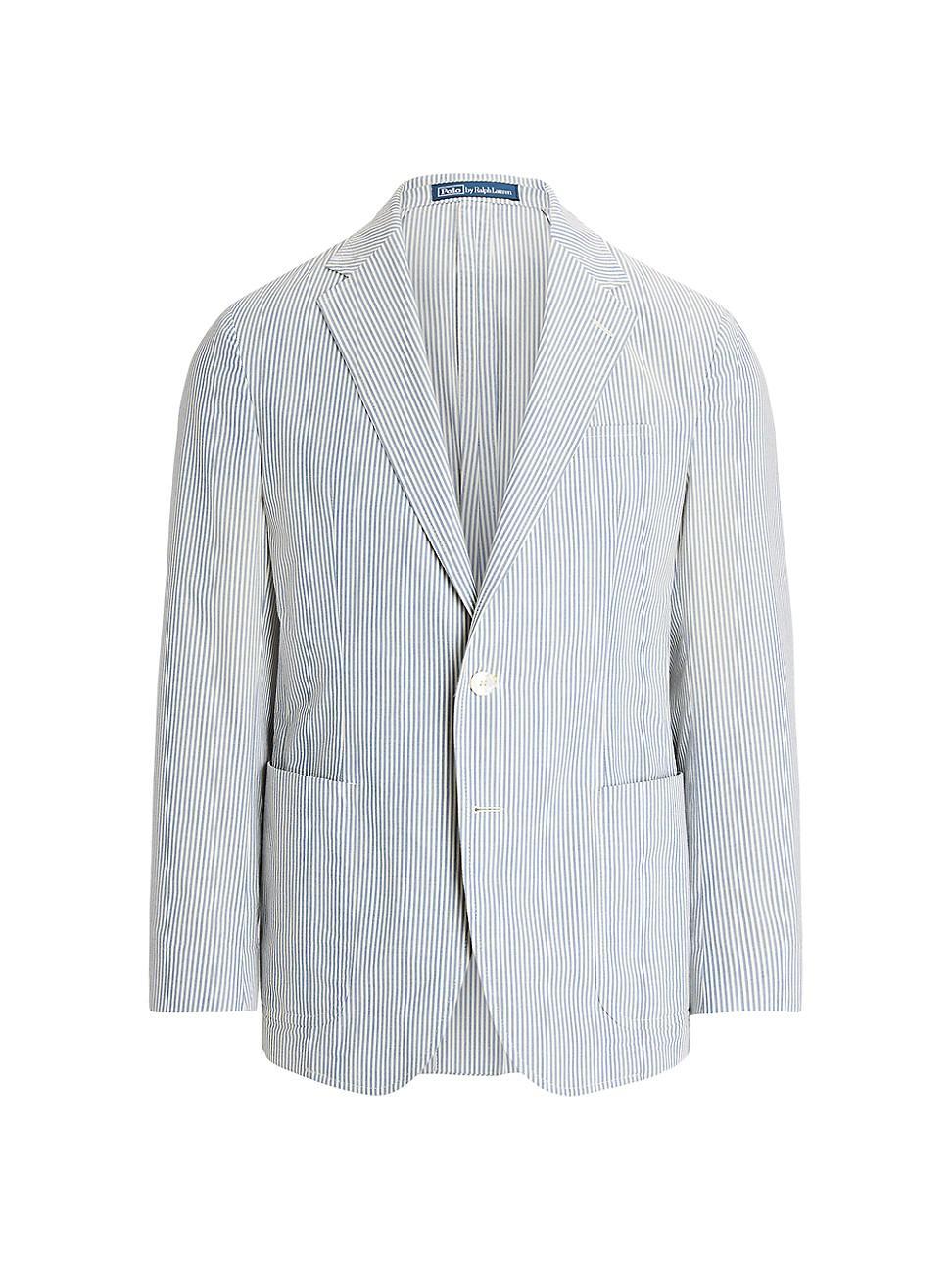 Mens Seersucker Single-Breasted Sport Coat Product Image