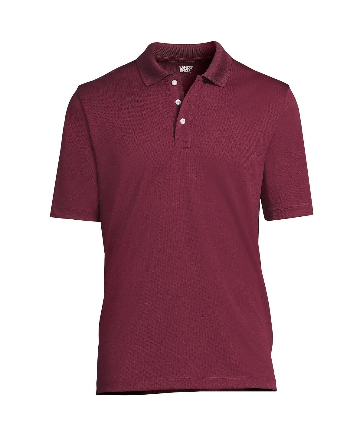 Lands End Mens Short Sleeve Solid Active Polo Shirt Product Image