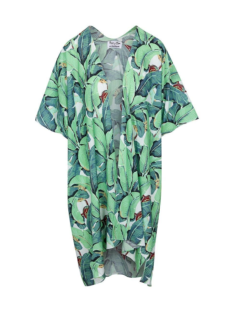 Womens Martinique Banana Leaf Cover Up Product Image