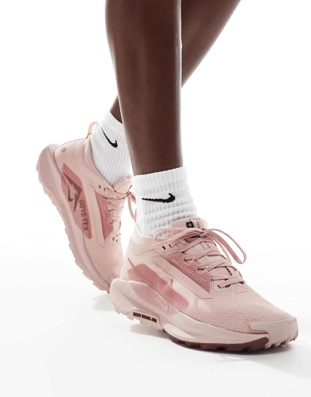 Nike Running Pegasus Trail 5 GORE-TEX sneakers in pink Product Image