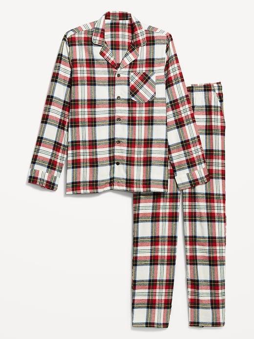 Flannel Pajama Set for Men Product Image