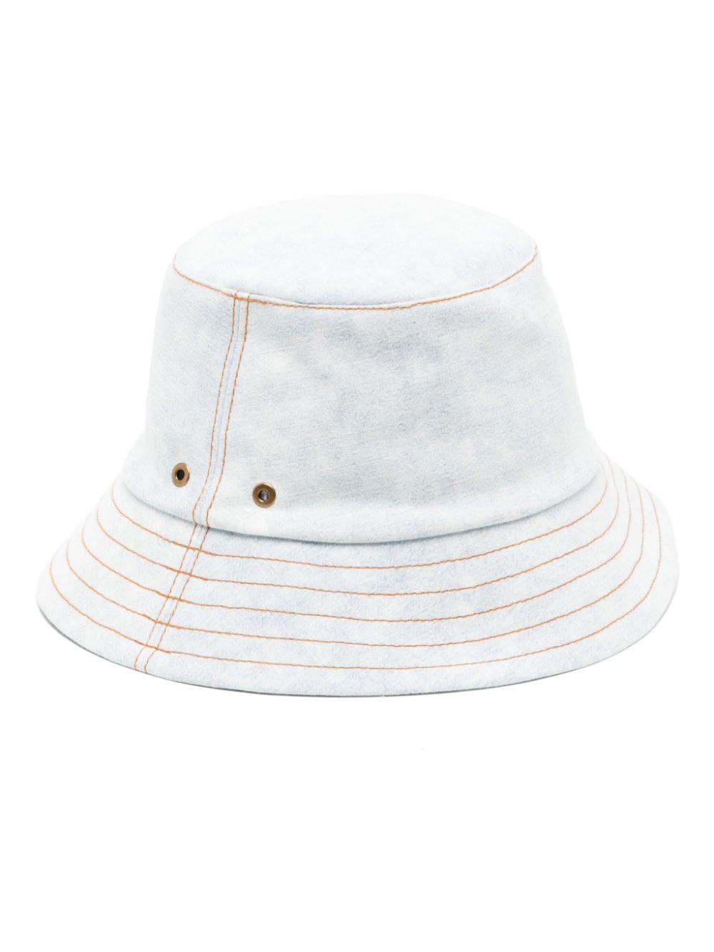 ZIMMERMANN Denim Bucket Hat In Blue Product Image