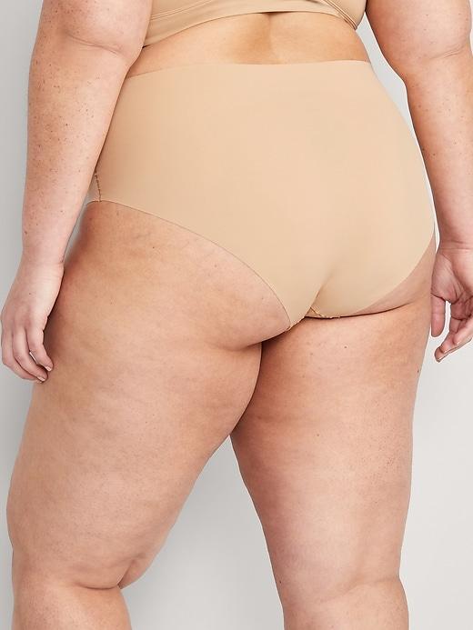 High-Waisted No-Show Brief Underwear Product Image