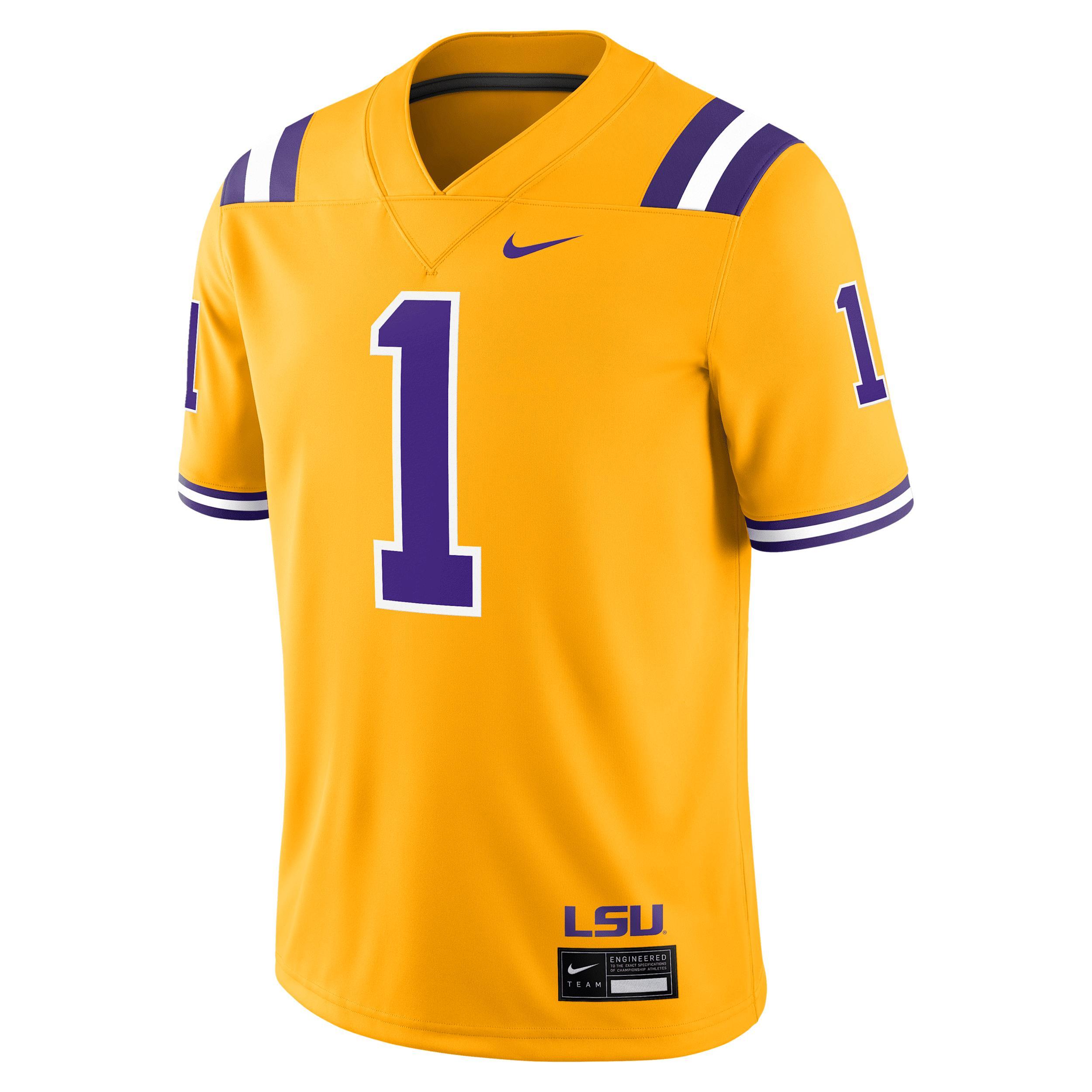 LSU Tigers Men's Nike Dri-FIT College Game Jersey Product Image