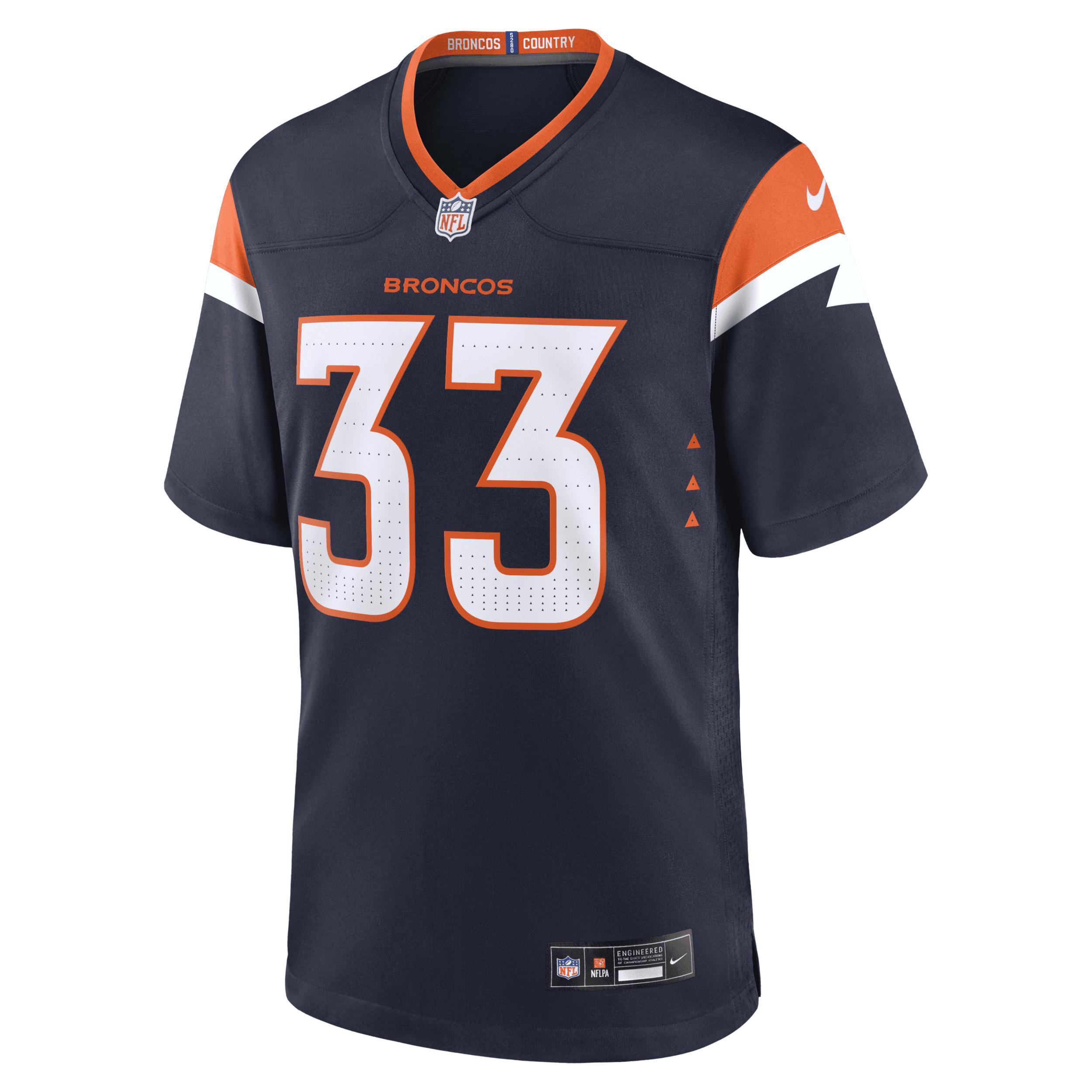 Mens Nike Javonte Williams Denver Broncos Alternate Game Jersey Blue Product Image