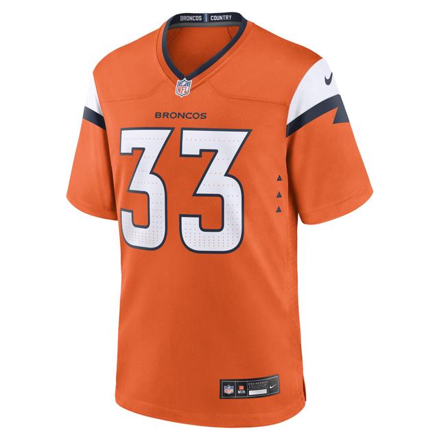 Javonte Williams Denver Broncos Nike Men's NFL Game Football Jersey Product Image