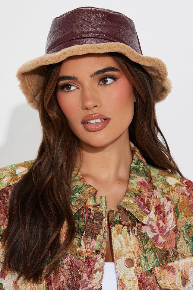 Weekend In Big Bear Bucket Hat - Brown/combo Product Image