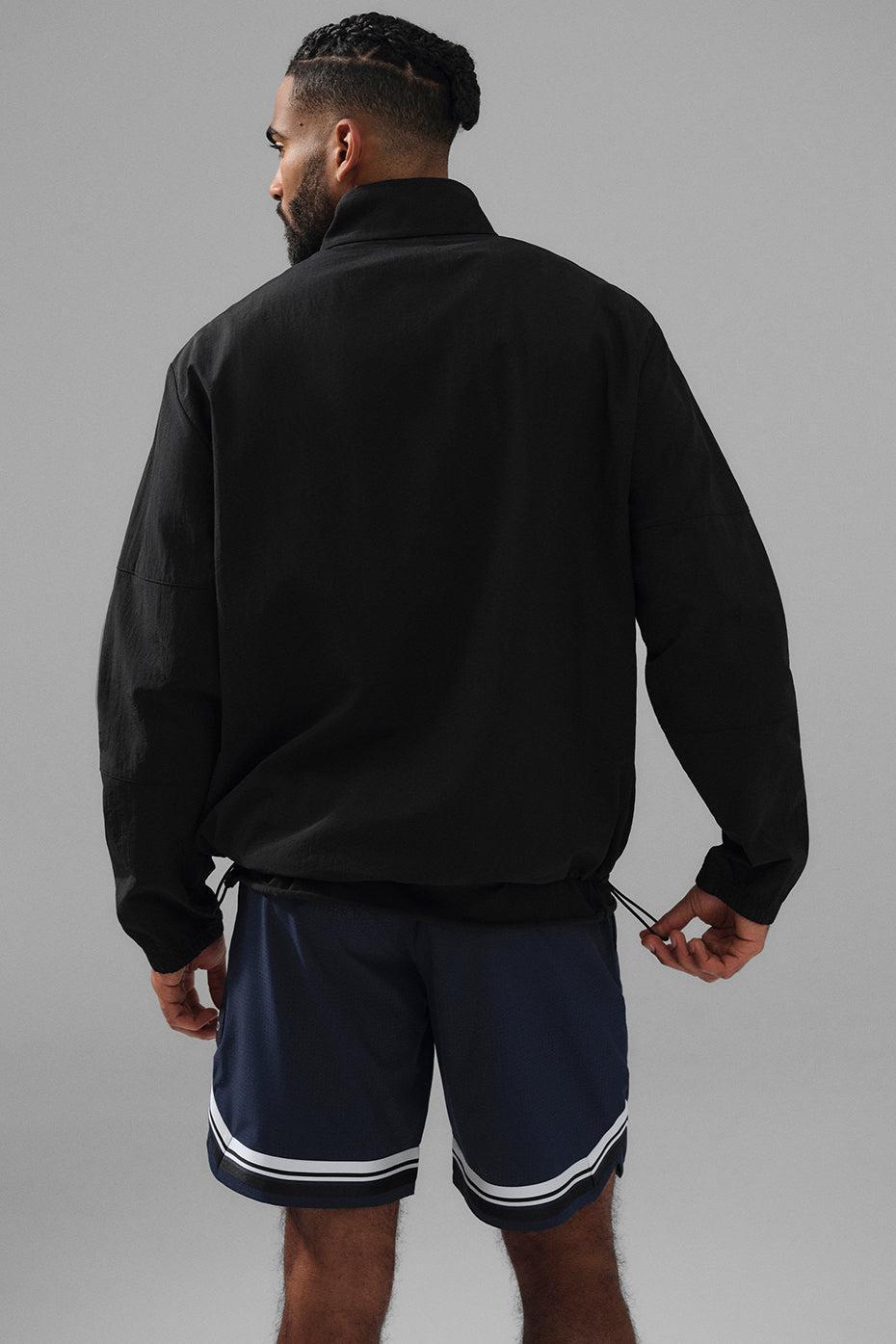 Lightweight Takeaway Track Pullover - Black Male Product Image