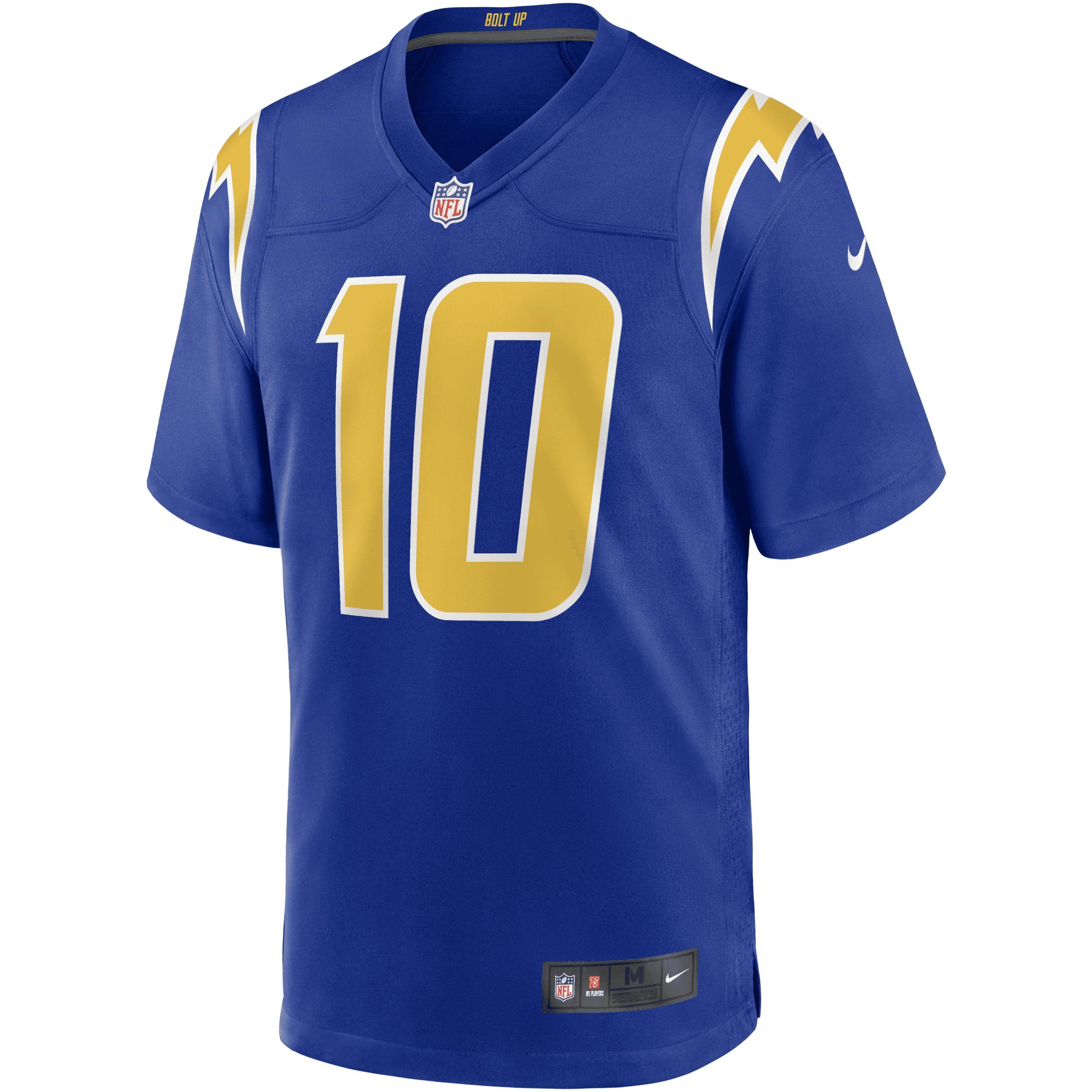 Mens Nike Justin Herbert Royal Los Angeles Chargers 2nd Alternate Game Jersey Product Image