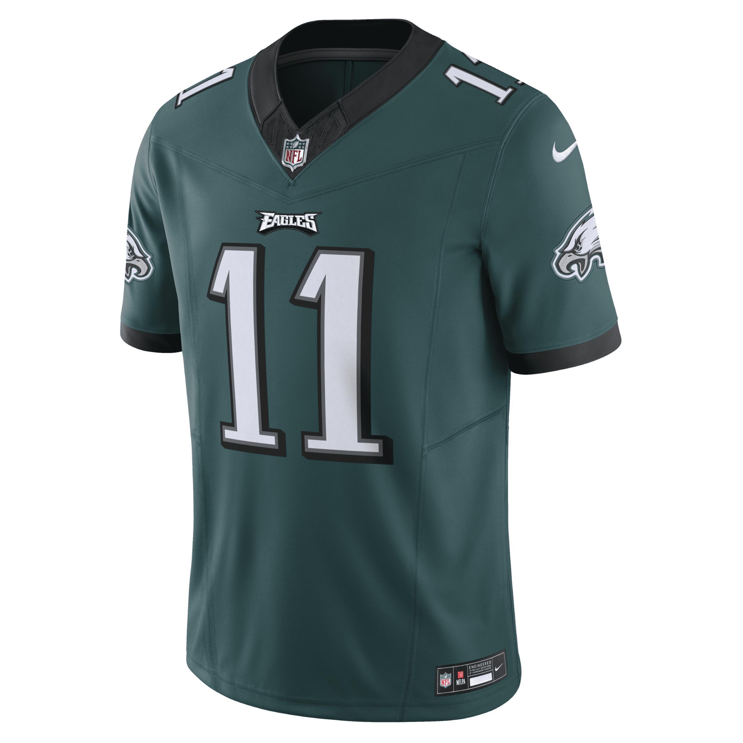 Mens Nike A.J. Brown Midnight Philadelphia Eagles Vapor F.U.S.E. Limited Jersey Product Image