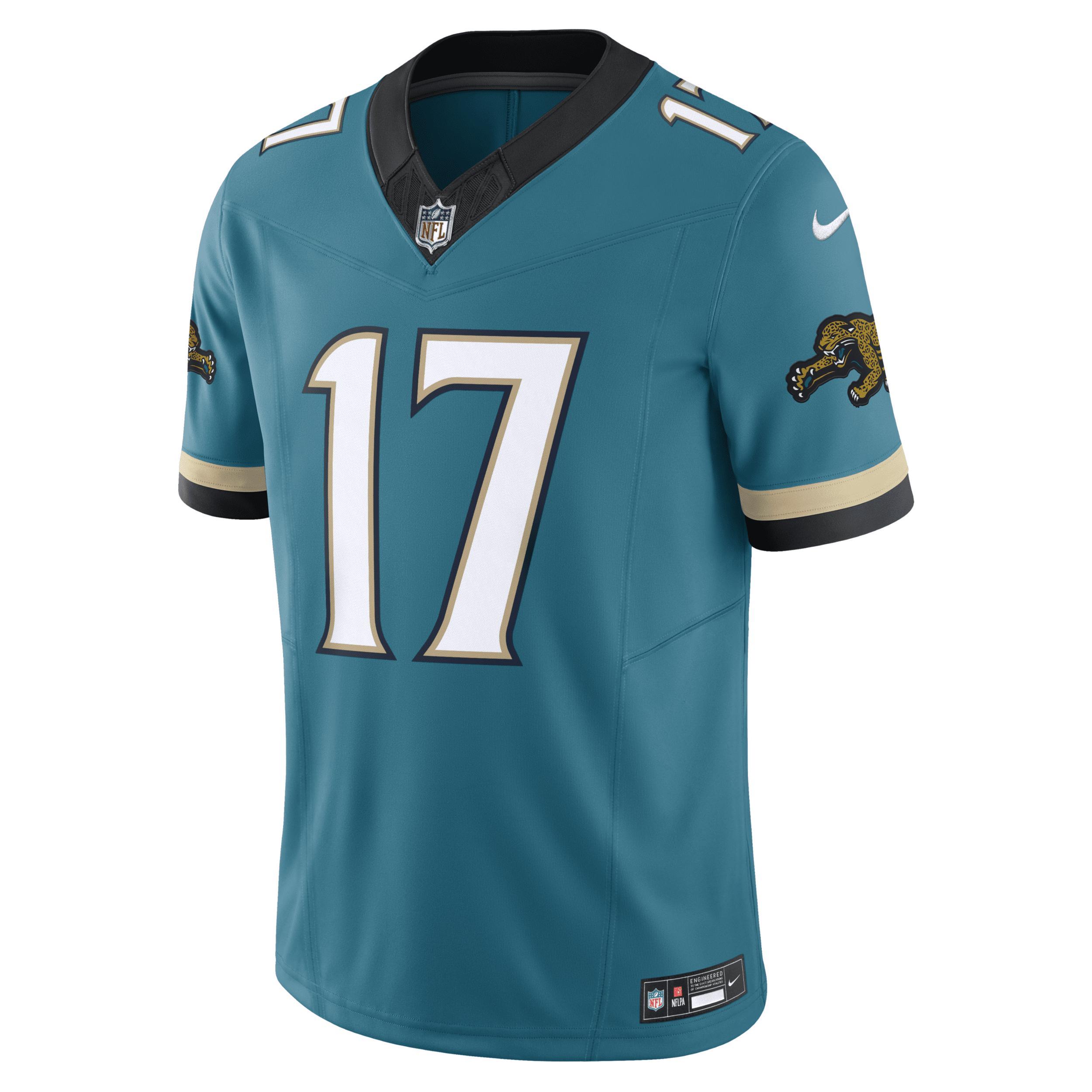 Nike Mens Evan Engram Teal Jacksonville Jaguars Prowler Throwback Vapor F.u.s.e. Limited Jersey - Teal Product Image