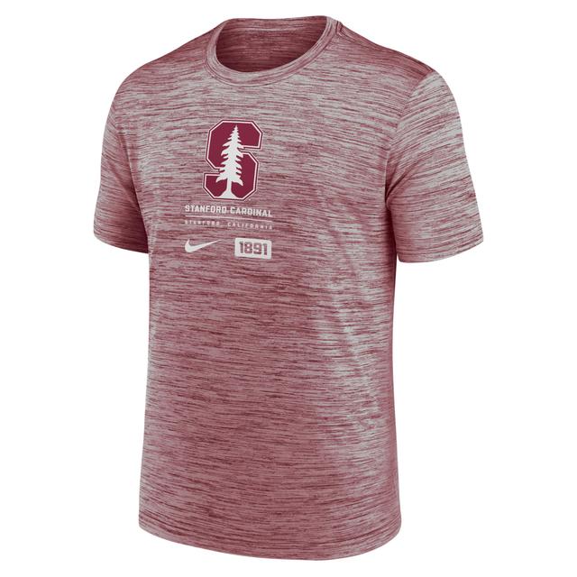 Stanford Cardinal Campus Center Block Velocity Nike Men's Dri-FIT College T-Shirt Product Image